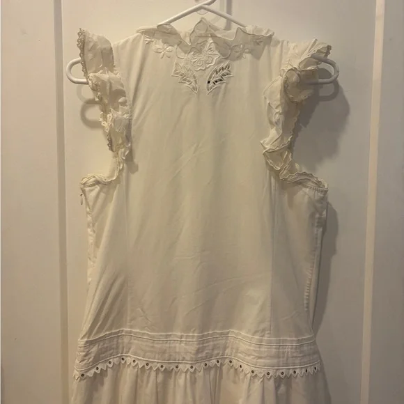 Coach White prairie Ruffled Dress - Picture 14 of 16